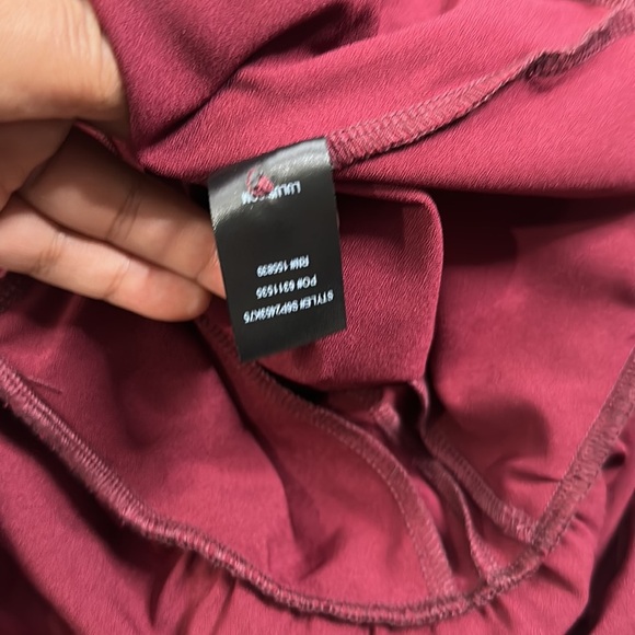 Lulus moments of life wine red healer jumpsuit size small great condition - Picture 11 of 11